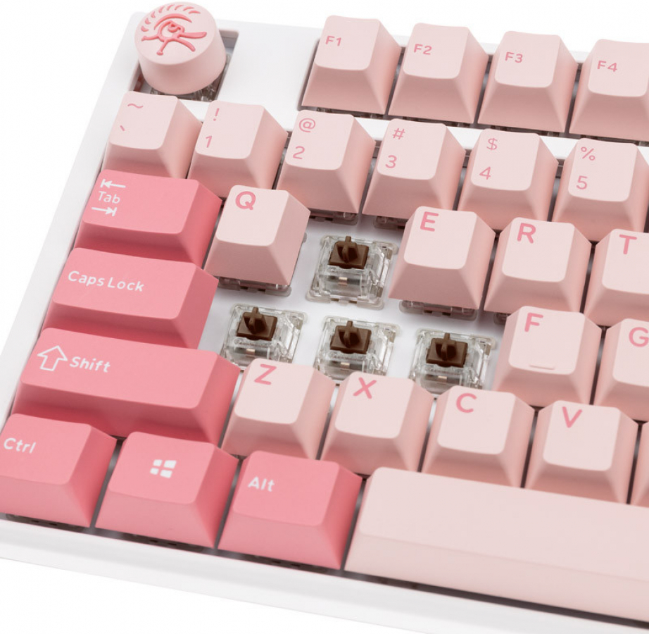 Keyboard Ducky One 3 Gossamer TKL Pink - Keyboards for games