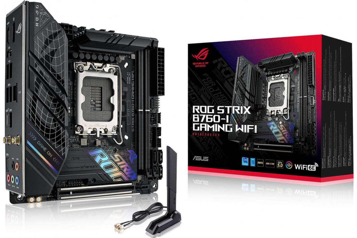 Материнская плата Asus Rog Strix B760-I Gaming WiFi - Материнские платы -  Комплектующие для компьютеров - Kомпьютеры | Baltic Data