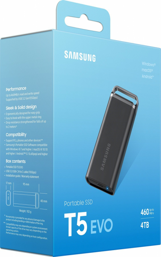 Samsung t5 store 4tb