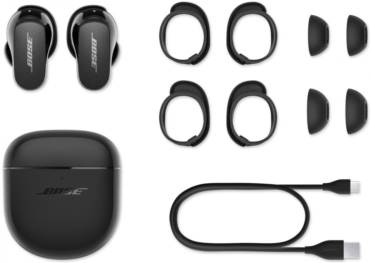 Наушники BOSE QuietComfort Earbuds II Triple Black - Наушники для телефонов  - Телефоны, Смарт часы | Baltic Data