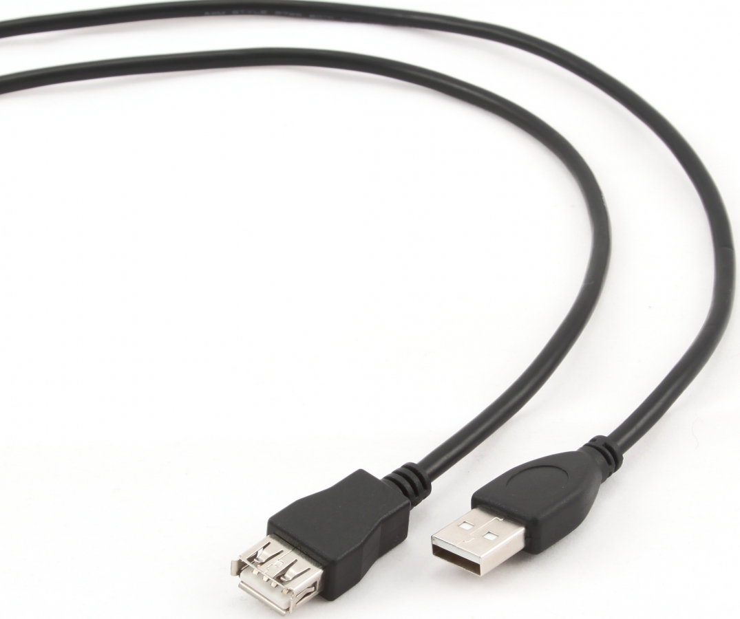 Kabelis Gembird USB Male - USB Female 4.5m Black (CCP-USB2-AMAF-15C)