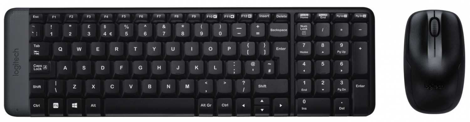 Klaviatūra + Pele Logitech DT MK220 Bezvadu (920-003169)