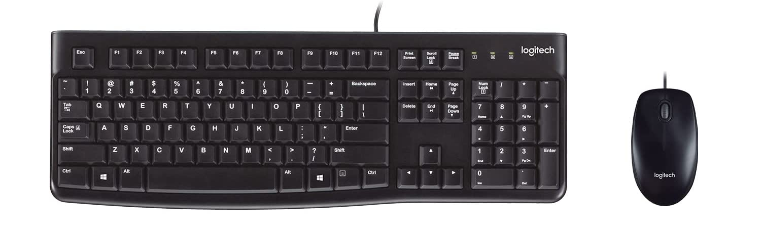 Klaviatūra + Pele Logitech Desktop MK120 USB (920-002563)