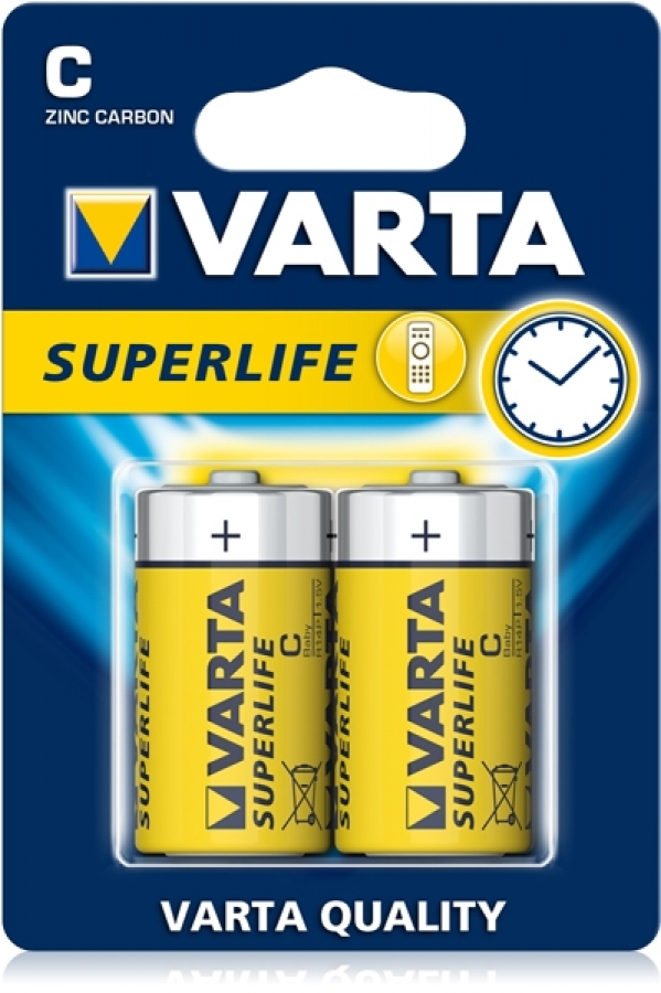 Battery Varta C SuperLife 2pack (4008496556304)