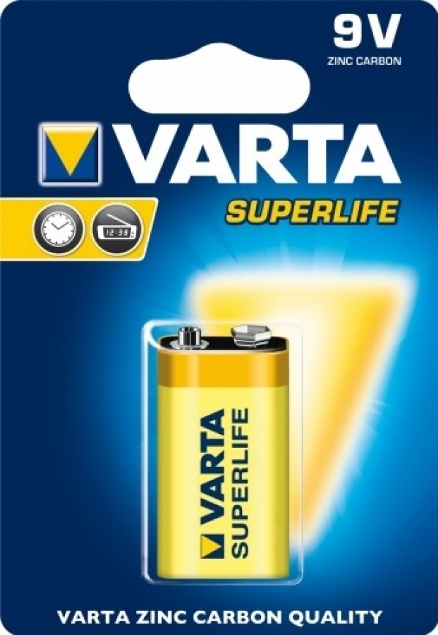 Battery Varta 9V SuperLife  (4008496556427)
