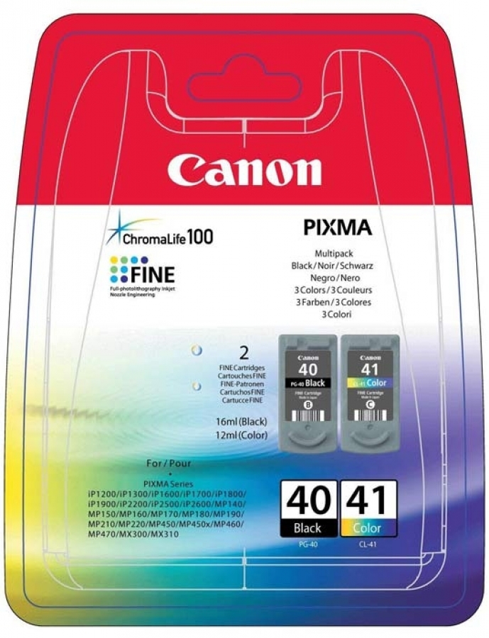 Чернильный картридж Canon CL-41/PG-40 Набор  (0615B043)