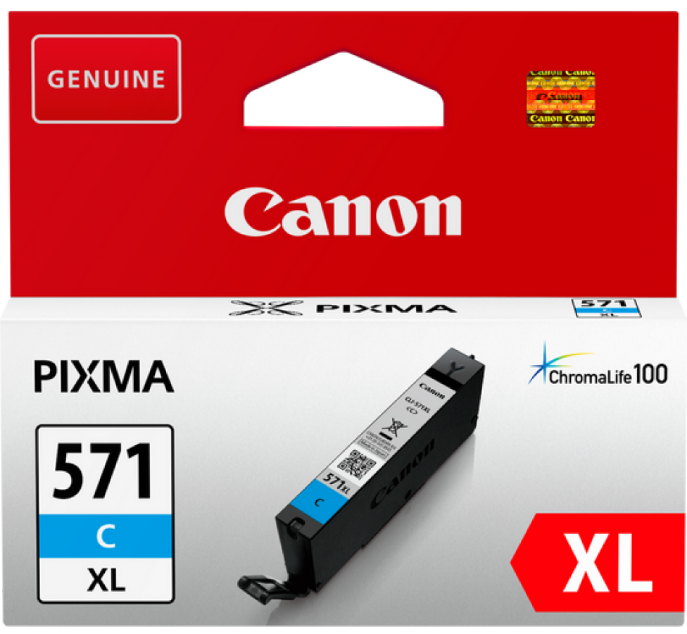 Чернильный картридж Canon CLI-571XL Cyan (0332C001)