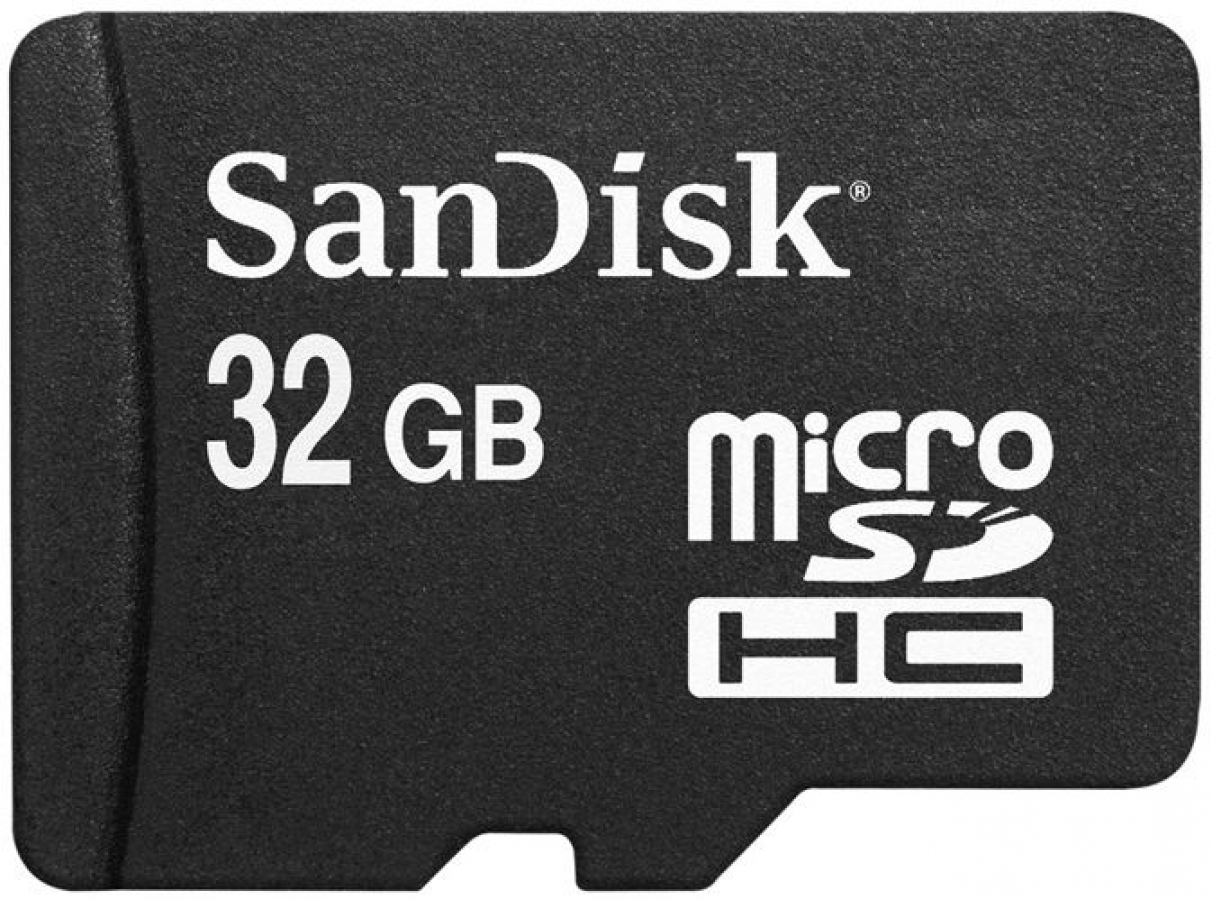 SanDisk 32GB microSDHC Memory Card, Class 4 with SD Adapter SDSDQM-032G-B35A