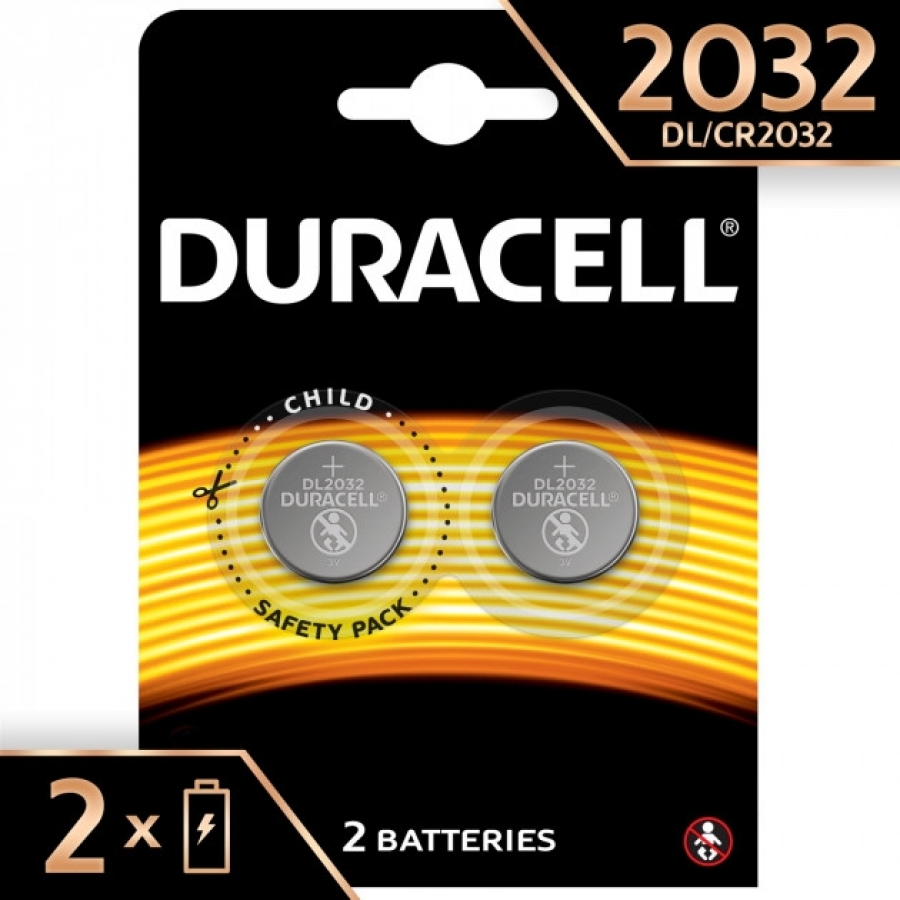 Duracell CR2032 Batteri 2-pack