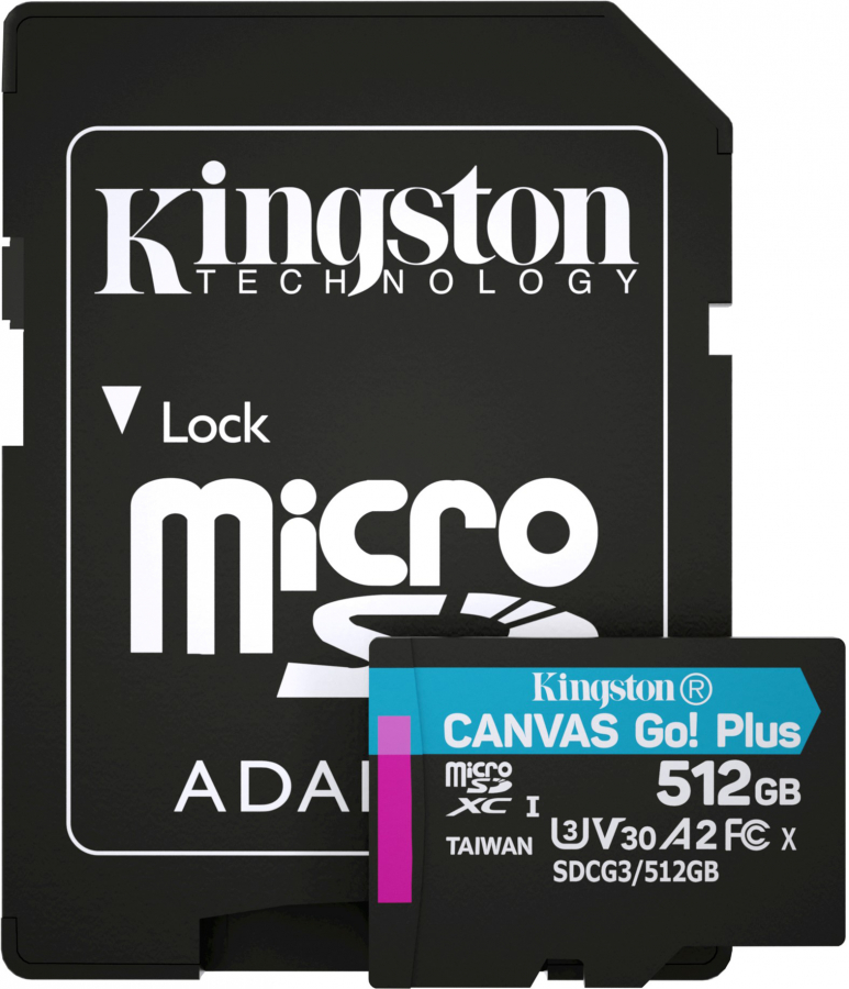 Kingston Canvas Go Plus 512GB MicroSDXC - Memory cards - Data