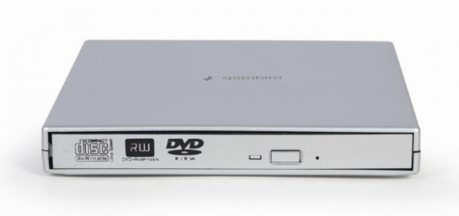 Gembird External USB DVD Drive (DVD-USB-02-SV)