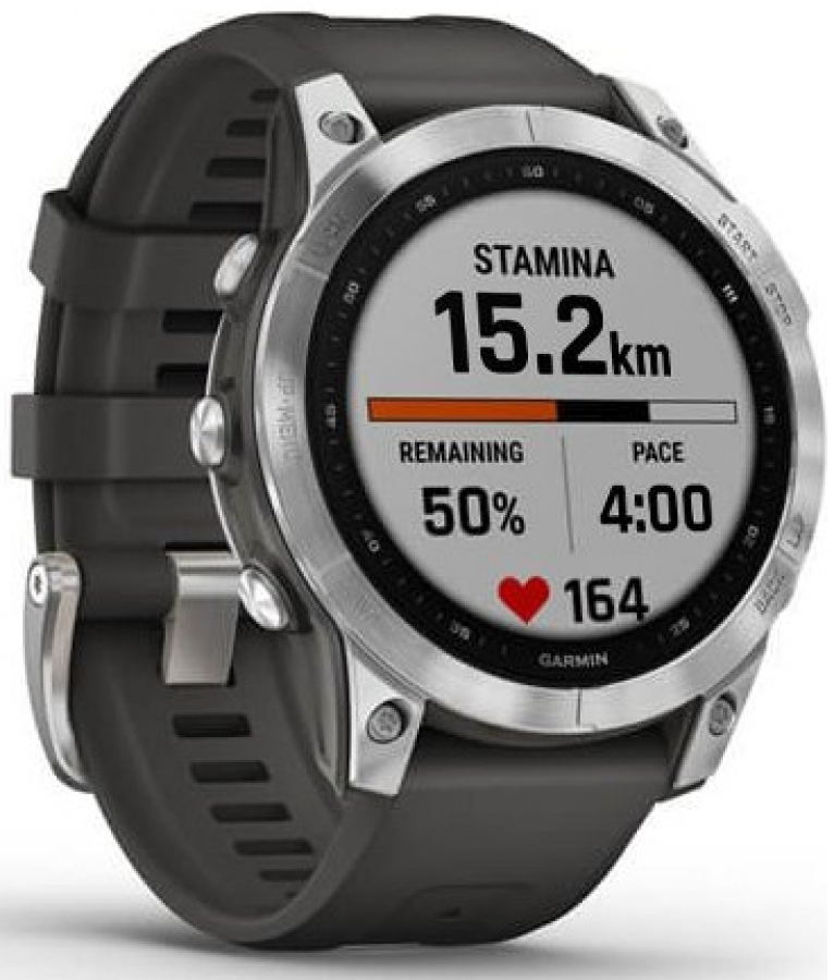 Garmin Fenix 7 silver with graphite band (010-02540-01) Smart