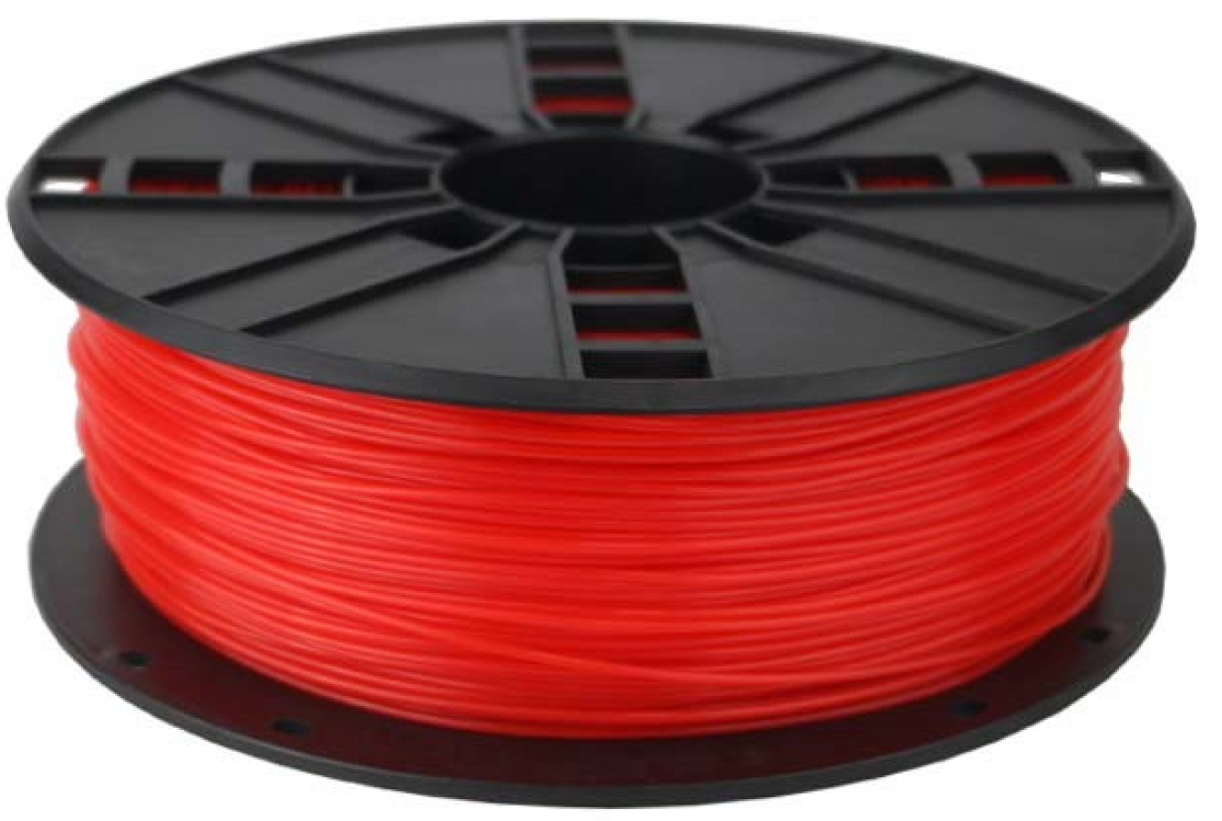Gembird Filament PLA Fluorescent Red 1.75 mm 1 kg (3DP-PLA1.75-01-FR)