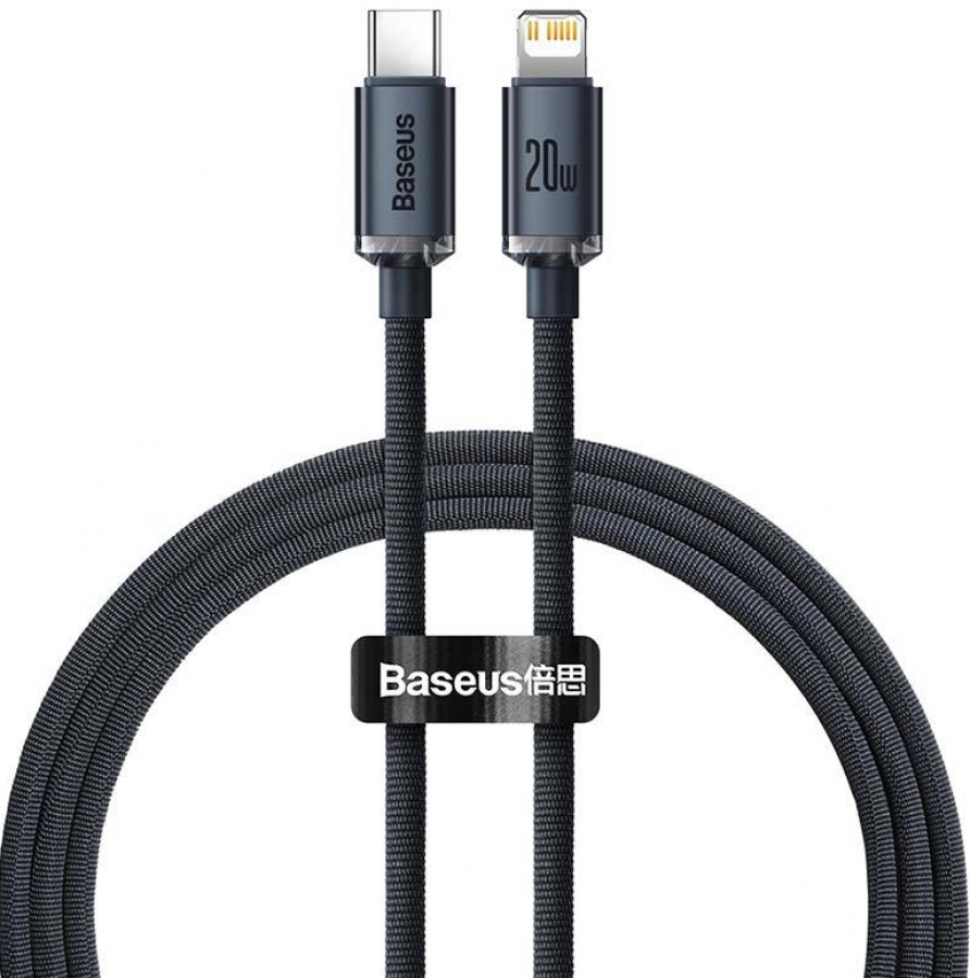 Кабель Baseus USB Type-C Male - Lightning 1.2m Black - Кабели для мобильных  устройств - Телефоны, Смарт часы | Baltic Data