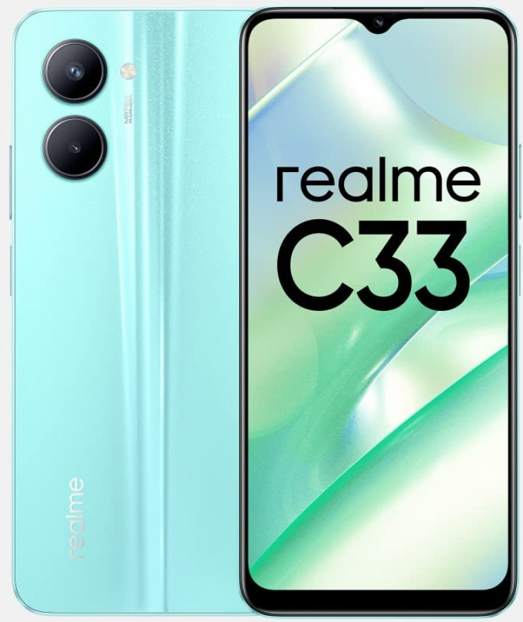 Viedtālrunis Realme C33 64GB Aqua Blue (RMX3624L6)