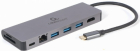 Dokastation Gembird USB Type-C 5-in-1 multi-port adapter (Hub + HDMI + PD + card reader + LAN) (A-CM-COMBO5-05