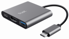 Док-станция Trust Dalyx 3-в-1 Multiport USB-C Grey (23772