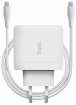 Lādētājs Trust Maxo 65W USB-C Charger White + 2m USB-C Cable (25139