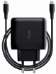 Lādētājs Trust Maxo 45W Black USB-C + 2m USB-C Cable (24816