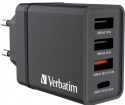 Lādētājs Verbatim Wall Charger 30W Black (49700V