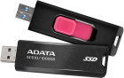 Ārējais SSD disks Adata SC610 1TB Black (SC610-1000G-CBK/RD