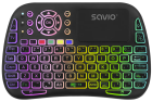 Keyboard Savio ARGB Mini Bluetooth + 2.4 GHz Black (KW-04