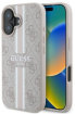 Case for Guess Apple iPhone 16 Pink (GUHMP16SP4RPSP