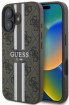 Case for Guess Apple iPhone 16 Brown (GUHMP16SP4RPSW