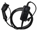 EV charging cable HiSmart Mobile Charger 3.6kW Type 1 to Schuko 5m Black (EV200689