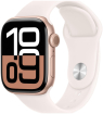 Smartwatch Apple Watch Series 10 GPS 46mm Light Blush Sport Band - M/L (MWWU3ET/A