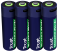 Baterijas Trust USB-C Rechargeable AA Batteries (25631