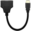 Adapter Savio HDMI Splitter Male - 2 x HDMI Female (AK-77