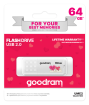 Goodram UME2 USB 2.0 64GB Valentine White (UME2-0640W0R11-V