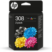 Ink cartridge HP 308 Black/Colour Combo 2 pack (6L6S6UE