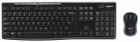 Keyboard + Mouse Logitech DT MK270 Wireless (920-004508