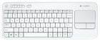 Keyboard Logitech Wireless Touch K400 Plus White US (920-007146