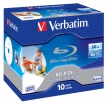 Matricas BD-R Verbatim 50 GB 6x Dual Layer Wide Printable No ID 10 Pack Jewel (43736V