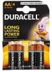 Батарея Duracell AA Alkaline 4pack (5000394076952
