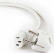 Power cable Gembird 1.8m White (PC-186W-VDE
