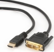 Kabelis Gembird HDMI - DVI 0.5m HD-Ready (CC-HDMI-DVI-0.5M