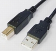 Сable Brackton USB Male - USB Male B 1.8m Black (US2-ABB-0180.B