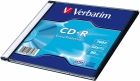 Matricas CD-R Verbatim 700MB 1x-52x Extra protection, Single Wrap Slim (43347V