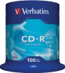 Matricas CD-R Verbatim 700MB 1x-52X Extra Protection, 100 Pack Spindle (43411V