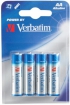 Батареи Verbatim AA Alkaline (49921V
