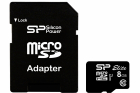 Silicon Power Elite 8GB microSDHC (SP008GBSTHBU1V10SP