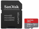 Atmiņas karte Sandisk Ultra microSDXC 256GB + Adapter  (SDSQUAC-256G-GN6MA