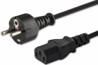 Kabelis Savio Schuko (M) Power Cable – IEC C13 1.8m (CL-138